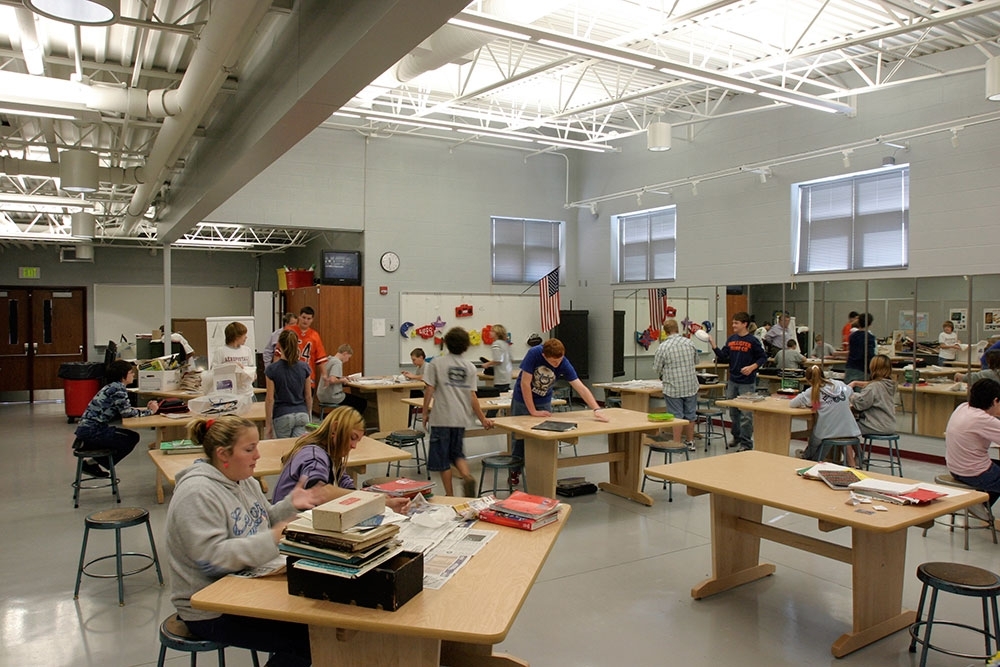 Salem Middle School Indiana Architectural Firm Kovert Hawkins