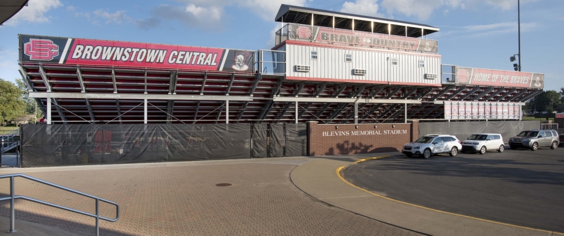 Image result for brownstown central football stadium